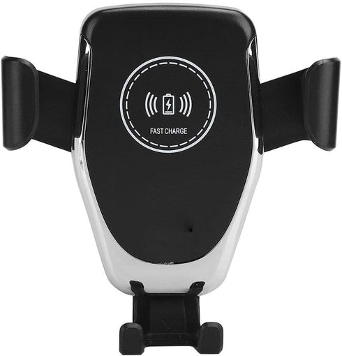 Car Mount Charger, 10W 360 Degrees Rotation Fast Charging Car Charger Bracket Mobile Phone Charger Silver for S10, S10, Note 10, 10, Mate 30, Mate...