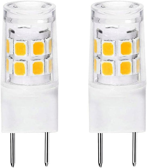 G8 LED Bulb 3W WB25X10019 Microwave Light Bulbs 20W Halogen Bulb Replacement for GE Microwave Oven T4 Bi-Pin Base 120V Natural White 4000K, 2-Pack...