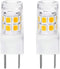 G8 LED Bulb 3W WB25X10019 Microwave Light Bulbs 20W Halogen Bulb Replacement for GE Microwave Oven T4 Bi-Pin Base 120V Natural White 4000K, 2-Pack...