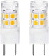 G8 LED Bulb 3W WB25X10019 Microwave Light Bulbs 20W Halogen Bulb Replacement for GE Microwave Oven T4 Bi-Pin Base 120V Natural White 4000K, 2-Pack...