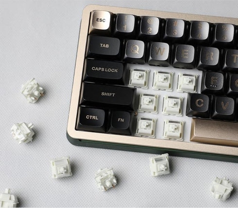 Gateron Smoothie Keyboard Switches,Creamy 5-Pin Switches,Factory Pre-lubed Switches,40gf White Switches Keyboards,Compatible with RGB LED,Suitable...