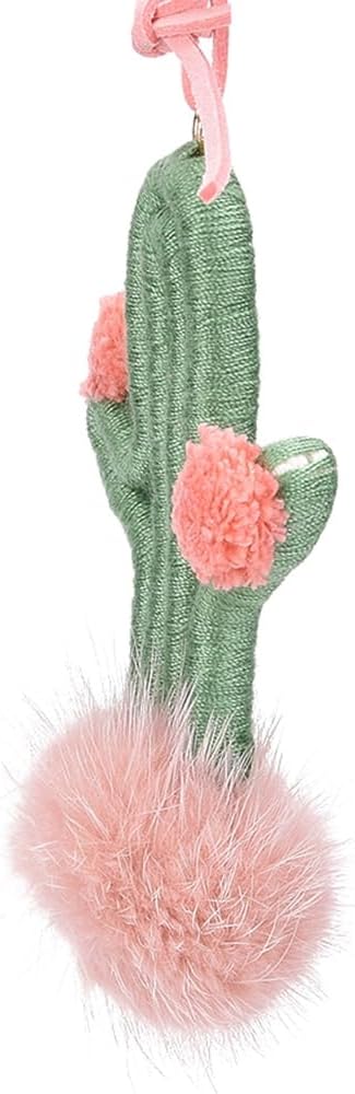 JSCARLIFE Cactus Rearview Mirror Hanger Cute Car Hanging Ornament Interior Aesthetic Boho Plants Charm Car Decor Plant Lovers Gifts (Green)...