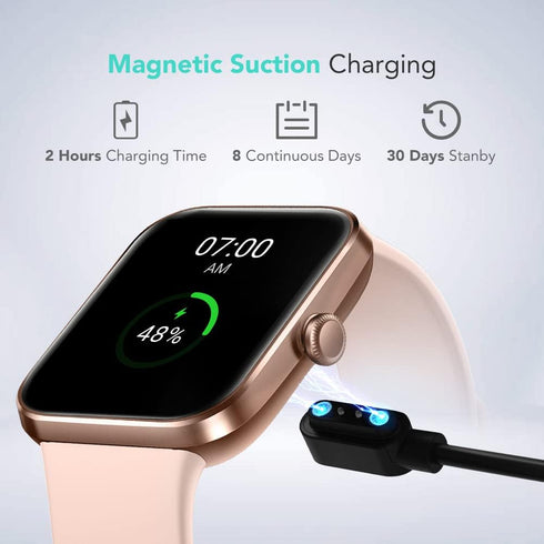SKG Smart Watch for Women, Fitness Tracker with 5ATM Swimming Waterproof, Sleep Monitor, 1.7'' Touch Screen Smartwatch Fitness Watch for Android-i...