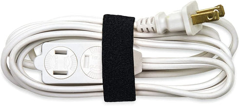 Wrap-It Storage Cable Management Value Pack - 40 Self-Gripping Cable Ties, 20 Cable Labels, 12ft Perforated Self-Gripping Roll - For Home, Office,...