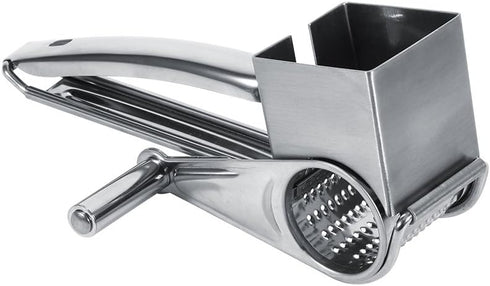 Cheese Grater, Multipurpose Stylish Design Kitchen Stainless Steel Rotary Cheese Grater Shred Tool...