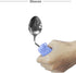 Adaptive Weighted Silverware Utensils Angled Spoon for Hand Tremors Parkinsons,Weighted Utensils with Non-Slip Easy Grip Handles for Independent E...