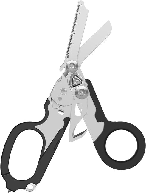 6 in1 Trauma Shear ssuit,Emergency Shears with Strap Cutter and Glass Breaker Stainless Steel...