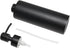 Soap Dispenser, Matte Black with Funnel and Non-Slip Coaster 304 Stainless Steel Metal Pump Hand Sanitizer Bottle for Bathroom, and Kitchen (12oz/...