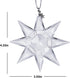 XIANGBNA 125 Annual Edition Christmas Crystal Star Snowflake Ornaments (125 Colorful) (125 Clear)...