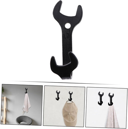 HOMSFOU Coat Pegs Wall Coat Hooks Kitchen Wall Hooks Farmhouse Coat Rack Rustic Hooks Stainless Steel Coat Hooks Vintage Wall Hooks Entryway Key H...