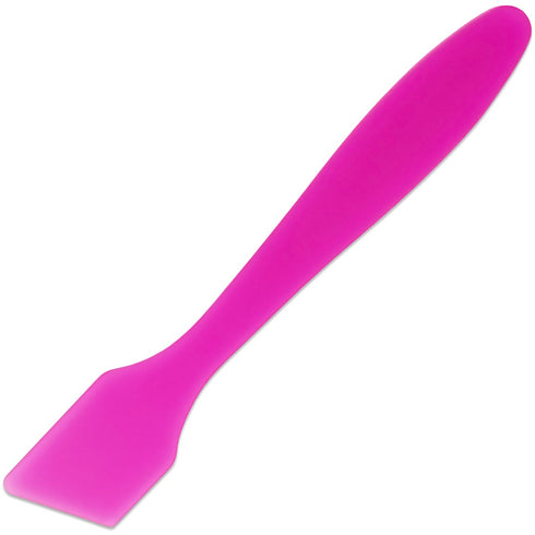 Pana (10 Pieces) 7.35" Pink Large Flexible Mixing Spatula Reusable Cosmetic Skin Care Facial Cream Mask Spatula for Mixing and Sampling...