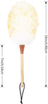 Lambswool Duster 16 inch with Bamboo Handle Soft Natural Wool Feather Dusters for Cleaning Office Home Car etc...