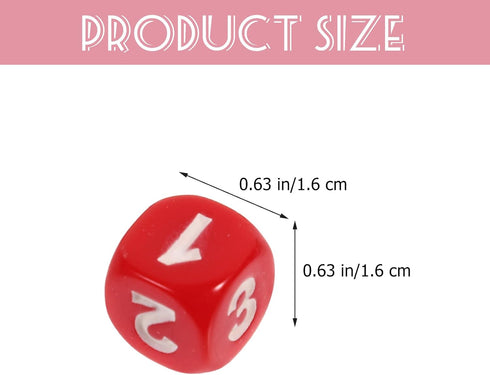 Role Playing Dice 7pcs Number Suits Role Playing Dice Party Game Dices Mathematics Sign Dice Math Dices Set Teaching Auxiliary Tool Acrylic Cospla...