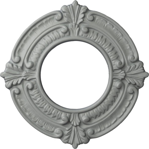 Ekena Millwork CM09BN Benson Ceiling Medallion, 9"OD x 4 1/8"ID x 5/8"P, Primed...
