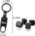 4Pcs Leakproof Tire Valve Stem Air Caps Covers Zinc Alloy and 1Pcs Wrench Keychain Combo Set for Chevy Silver Camaro SS Logo Decoration Accessorie...