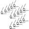 10pcs Torsion Springs 60/90/120/180 Degrees V-Shaped Torsional Spring, Wire Diameter 1.2mm Small Torsion Springs Kit for Home Repair & DIY Project...