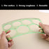 LOKUNN 2 Pcs Circle Template for Drawing, Ruler Quilling Tool, Round Hole Ruler Tool, Multi-Function Round Plastic Geometric Stencil Rulers Drawin...