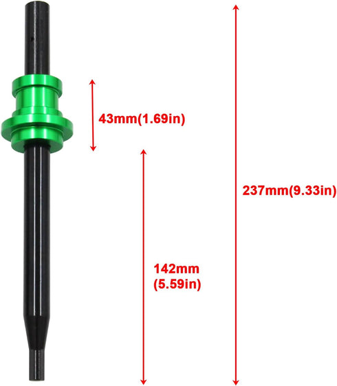 Green Oil Pump Primer Tool Compatible with GM Chevy V6 V8 SBC 350 BBC 454 Small Big Block including sizes of 327 350 355 383 388 400 406 427 434 4...