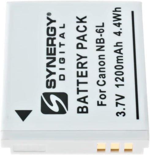 Synergy Digital Camera Battery, Compatible with Minolta MND20 Digital Camera, (li-ion, 3.7V, 1200 mAh) Ultra High Capacity, Replacement for Canon ...