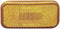 Fasteners Unlimited 003-59 12 V Amber Rectangular Clearance Light with Rounded Corners...