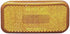 Fasteners Unlimited 003-59 12 V Amber Rectangular Clearance Light with Rounded Corners...