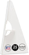 Lineco 25 Pack Cardboard Easel Backs 9 Inch, Self Stick Easel Stand Display Signs, Canvas, Photographs, Brochures, Posters, Artwork and Crafts, Wh...