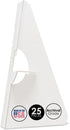 Lineco 25 Pack Cardboard Easel Backs 9 Inch, Self Stick Easel Stand Display Signs, Canvas, Photographs, Brochures, Posters, Artwork and Crafts, Wh...