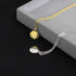 Round Gold Coin Pendant Necklace for Women Girls 925 Sterling Silver 18K Gold Plated Simple Small Full Moon Minimalist Geometric Disk Circle Chain...
