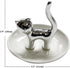 Lependor Cute Animals Cat Ring Holder Ring Dish Jewelry Holder Rings Bracelets Earrings Trinket Tray for Women Girls Birthday Gift - Silver Cat...