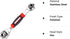 Universal Wrench 48 in 1 Socket Wrench Multifunction Wrench Tool with 360 Degree Rotating Head, Spanner Tool for Home and Car Repair...