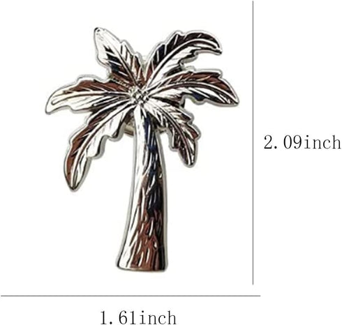Palm Tree Cabinet Knobs Drawer Pulls Handles for Dresser Cupboard Single Hole Coconut Tree Pulls Furniture Doors Home Kitchen Decorative 4 pieces ...