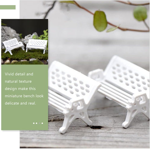 NUOBESTY Household Gadgets Home Decor Home Decor 15Pcs Mini House Bench Model Miniature Bench Doll Furniture Model Decor Decoraciones Para Salas D...