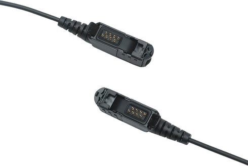 XPR3500e Earpiece Headset with Mic PTT for Motorola XPR3500 XPR3000 XPR3300 XPR3300e Walkie Talkie 2 Way Radio G Shape Black...