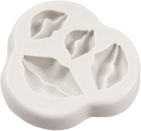 Kiss Collection Fondant Candy Silicone Mold Lips Fondant Mold For Sugarcraft Cake Decoration Cupcake Topper Chocolate Polymer Clay Gum Paste...