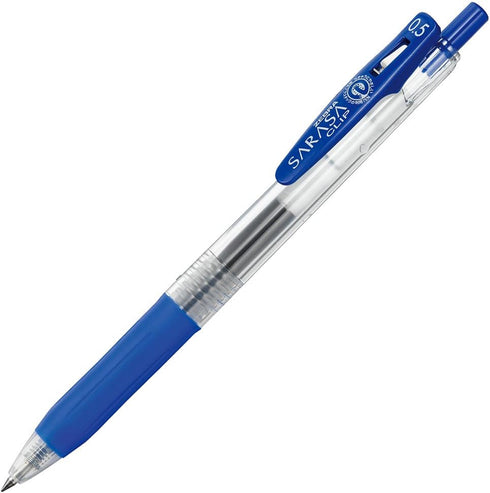 Zebra Sarasa Clip P-JJ15-BL Gel Ballpoint Pen, 0.02 inches (0.5 mm), Blue...