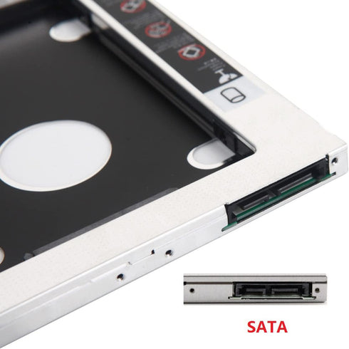 Universal 9.5mm SATA 2nd Hard Drive HDD SSD Optical Bay Caddy Frame Tray for Acer Aspire V3-472p V3-572p V3-572g V3-572pg V5-471 v5-571p v5-571g...