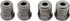 Stainless Brake Line Fitting Kit for 3/16" tube, Inverted Flare Silver (19 Fittings)...