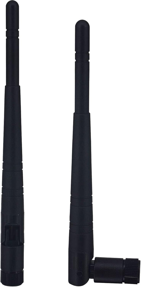 BOOBRIE 2-Pack Dual Band WiFi Antenna 2.4GHz 5GHz 5.8GHz 8dBi RP-SMA Male Connector Omni Directional WiFi Bluetooth Antenna for WiFi Router Networ...