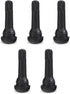 UGSHY 5 PCS Snap-in Tire Valve, TR414 Short Valve Stem, for Tubeless 0.45 Inches Rim Holes on Standard Vehicle Tires (Black)...