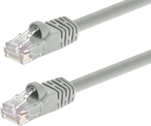 Monoprice 25FT 24AWG Cat5e 350MHz UTP Ethernet Bare Copper Network Cable - Gray...
