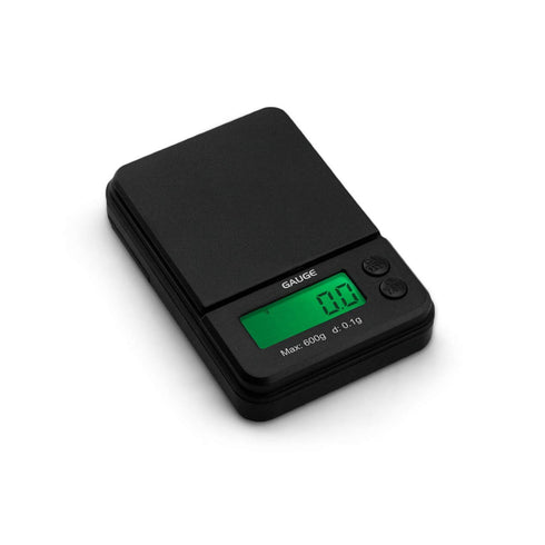 GAUGE Digital Mini Scale - (600g x 0.1g - Black) - Digital Travel Scale - Mini Digital Scale - Small Pocket Size Scale - Traveling Scales Digital ...