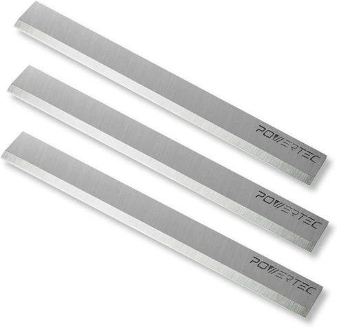 POWERTEC 6 Inch Jointer Blades for Delta 37-190 37-195 37-205 37-220 37-275X Jointer, Replacement for 37-658 Jointer Knives, Set of 3 (148031)...