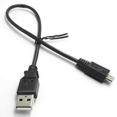 10 Inch Short Micro USB Charger Cable Male A to Micro B Black for Android Both Charging and Sync (10 Inches/0.8 Feet)......