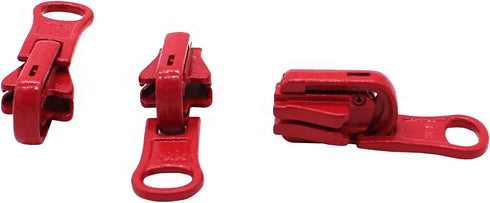 ZipperStop Wholesale Distributor YKK® Zipper Repair Kit Solution, YKK® #5 Molded Reversible Fancy Pulls Vislon Slider Made in USA - 3 Pulls Per Pa...