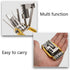 Bike Multitool 11-in-1 Bike Mechanic Repair bike Tool Kit Handheld Folding Cycling Emergency Repair Tools Set for Travel Emergency Maintenance Fix...