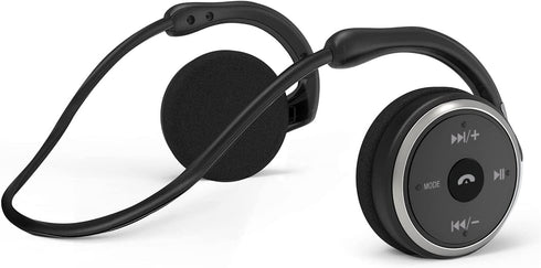 Behind The Head Headphones, itayak Bluetooth 5.0 Neckband Around Head Headphones Lightweight Small Foldable Wireless Sports Sweatproof Headset wit...