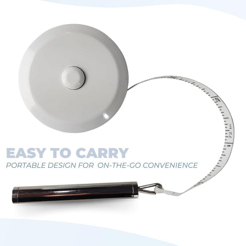 Blue Jay An Elite Healthcare Brand Measure It Measuring Tape for Body Measurements with Gulick Spring | Crafted with fiberglass and Push Button Re...