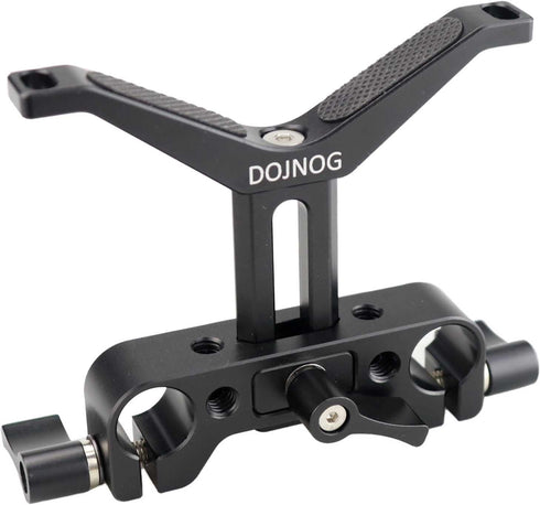 Universal Lens Support Bracket / 15mm Rod Long Lens Support, 38mm Vertical Height Adjustable, for DSLR Camera Shoulder Rig 15mm Rod Rail Block Sys...