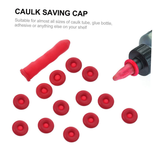 20pcs Protective Case Latex Caulk Saving Cap Caulk Cap for Seal Caulking Tubes Caulk Cap Sealer Caulking Tube Cap Caulk Sealer Saver Caulk Saver G...