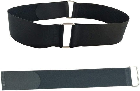 6Pcs 24" x 2" Nylon Heavy Duty Reusable Hook and Loop Cinch Straps, Adjustable Fastening Securing Cable Straps, Black...